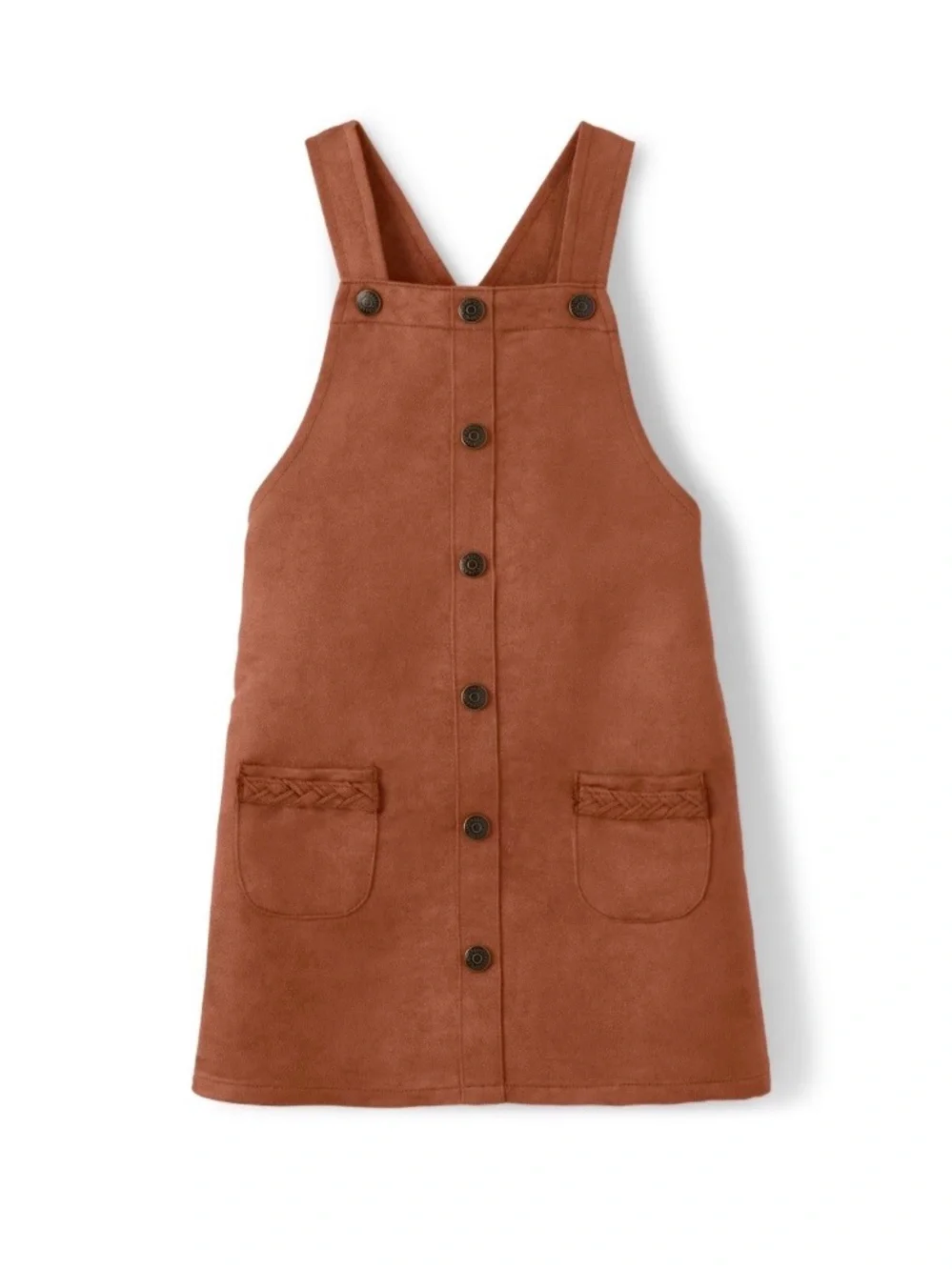 Gymboree Girls ‘County Fair’ Faux Suede Brown Western Jumper Size 5T